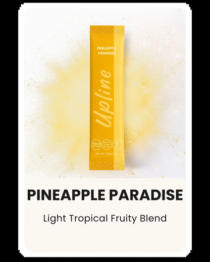 Upline Instant Loaded Tea Mix - Single Pack Multi Flavor, High Caffeine Content, Low Calorie, Low Carb, Sugar-Free, Aspartame-Free, Lightly Carbonated