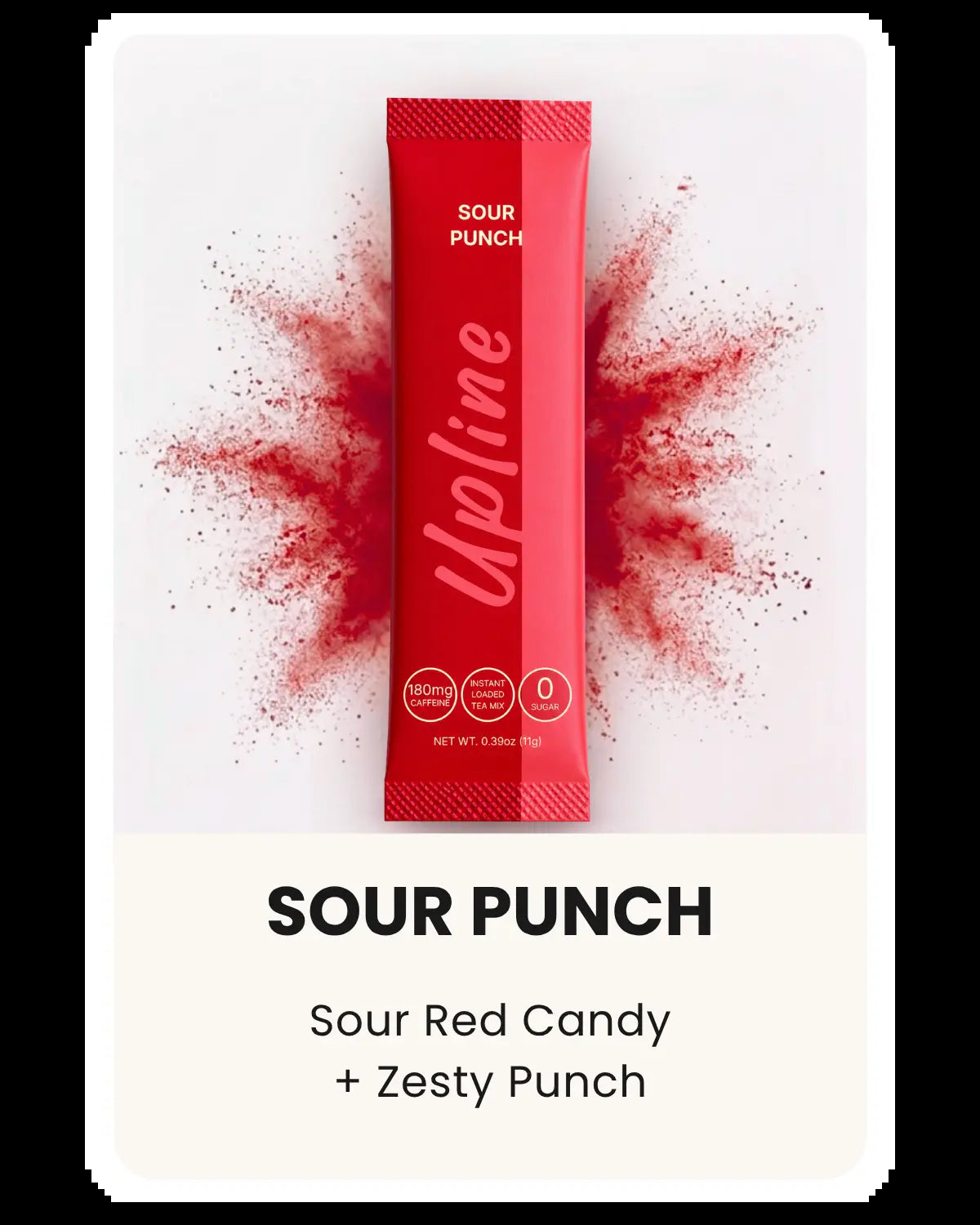 Upline Instant Loaded Tea Mix - Single Pack Multi Flavor, High Caffeine Content, Low Calorie, Low Carb, Sugar-Free, Aspartame-Free, Lightly Carbonated