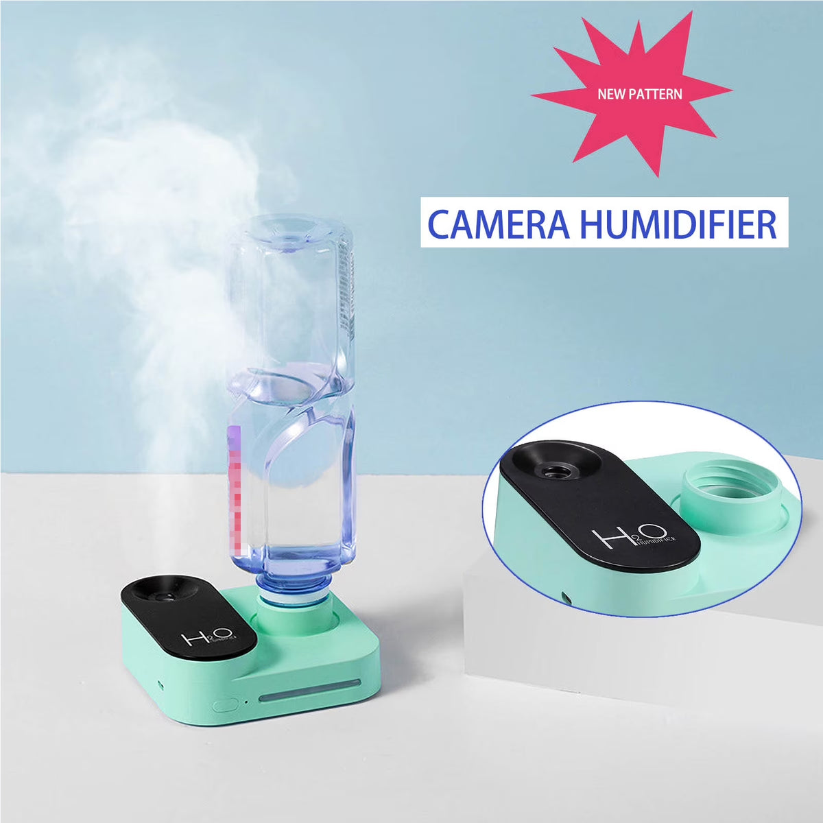 Humidifier for Room CAMERA HUMIDIFIER. PRODUCT TRENDING DAN PALING HOT 2020 Green