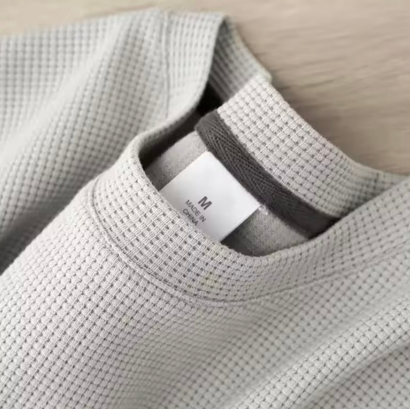 Men’s Waffle-Knit Short-Sleeve T-Shirt