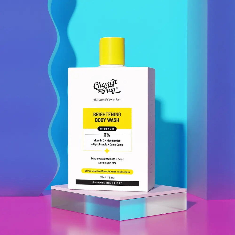 Brightening Body Wash with Vitamin C & Glycolic Acid - 8Fl Oz | Helps Even Out Skin Tone